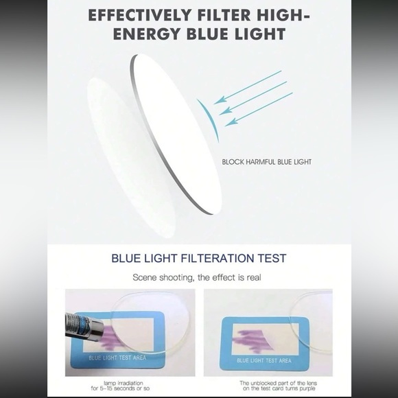 New Cat Eye Anti Blue-light Baking Pain Dual Tone Glasses for women - Picture 6 of 6